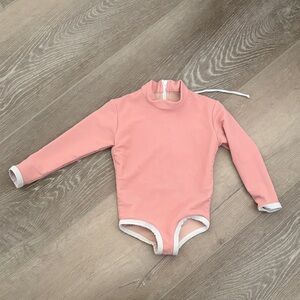 Lainsnow mini rashguard - blush size 12/24